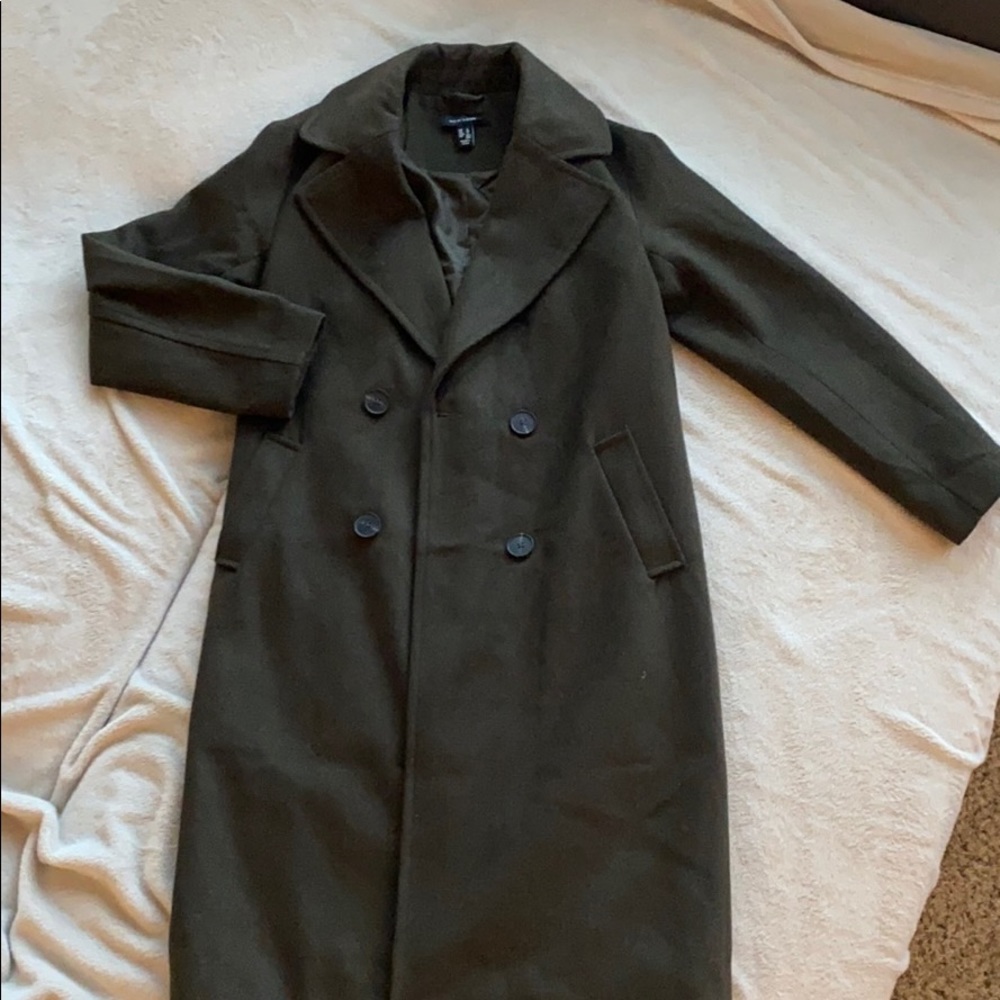 ASOS Double-Breasted Calf Length Topcoat